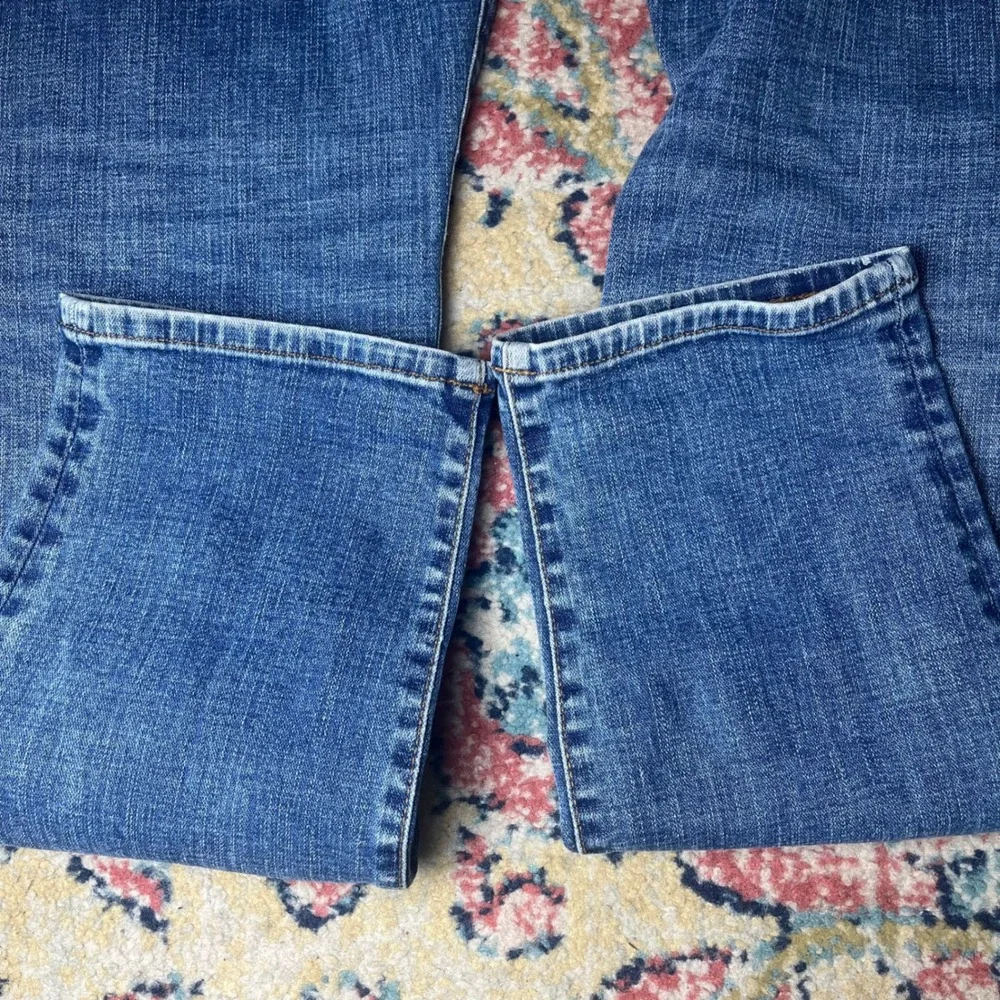 7 For All Mankind Adrien Jeans Mens 36 Blue Slim Taper Medium Wash Button Fly